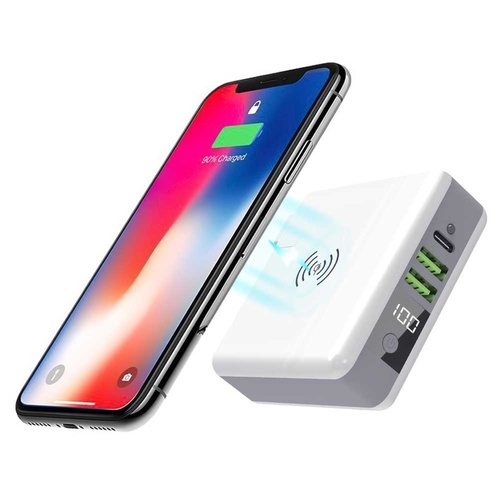 White Wireless Wall Charger Power Bank (X1443)