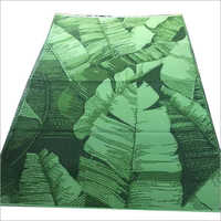 Green Plastic Printed Sleeping Mat