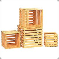 Wooden Boxes - Pine Wood, Variable Dimensions, Light Brown | Customizable, Durable, Eco-friendly, Heavy-duty, Smooth Edges, Termite Resistant
