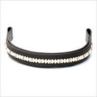 Leather Black Browband Application: Horse Riding