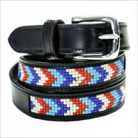 Leather Crystal Horse Riding Belt