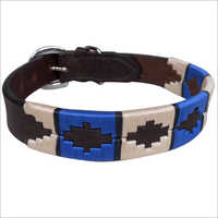 Small Ring For Tags As Well As Large Ring For A Leash Brown Leather Polo Dog Collar