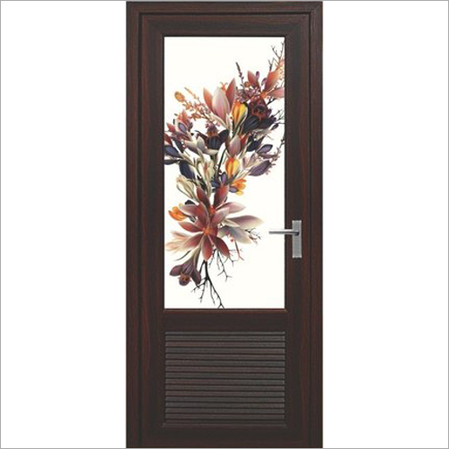 Brown Walnut UPVC Door