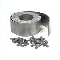 Metallic Silver Lead Strip