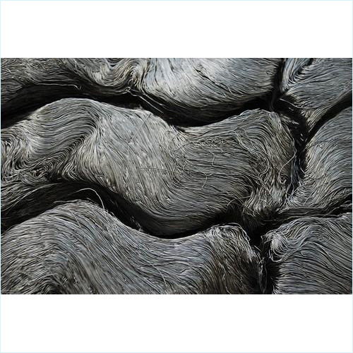 Silver Grey Black Lead Wool