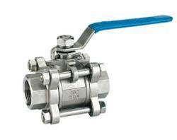 3 Way Ball Valve Body Material: Aluminium