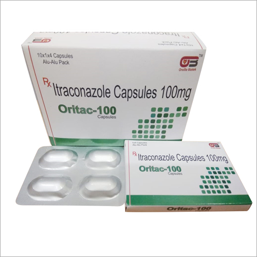 Itraconazole - 100Mg Capsules | 40 Capsules Per Box, Recommended For Aspergillosis, Cryptococcosis, Candidiasis, Mycosis, Sporotrichosis, Store In Cool, Dry & Dark Place