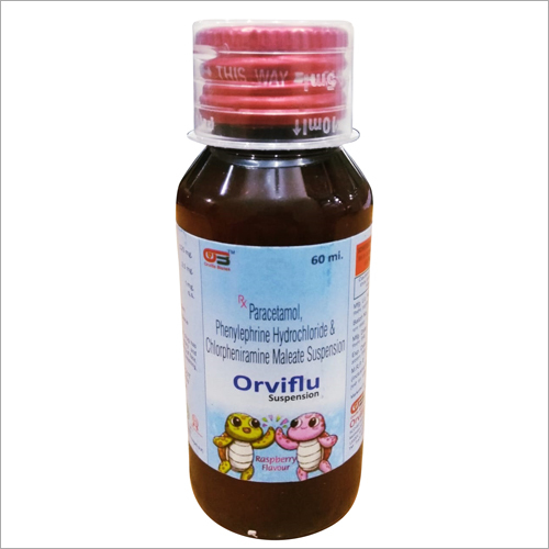 Liquid Paracetamol, Phenylepherine Hcl & Menthol Syrup