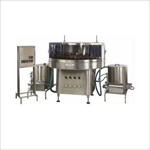 Rotary Bottle Washing Machine - Stainless Steel, High Capacity for Small to Large Bottles | Automatic & Semi-Automatic, 1-Year Warranty, Customized Design