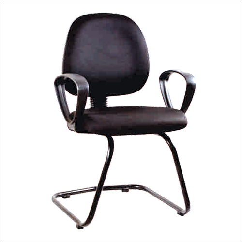 Cushion Visitor Chair - Plastic, Aluminium, Foam & Steel Materials, Available in All Colors | Durable, Easy to Clean, 5-Year Warranty, Sweat Control & Comfort-Enhancing Design