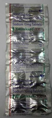 FEXOFENADINE HYDROCLORIDE MONTELUKAST SODIUM