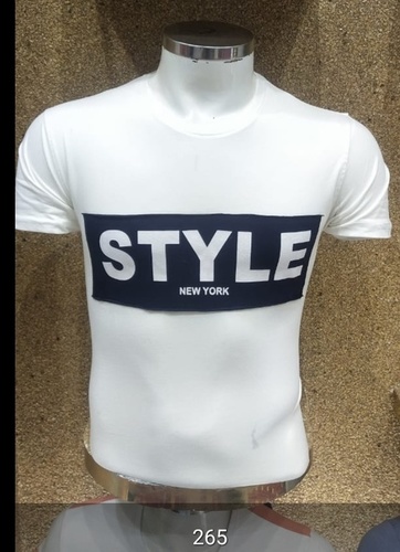 Cotton T-Shirt - Unisex O-Neck Design, Short Sleeves, Printed Pattern, Available in L, M, XL Sizes, Warranty for One Time Wash