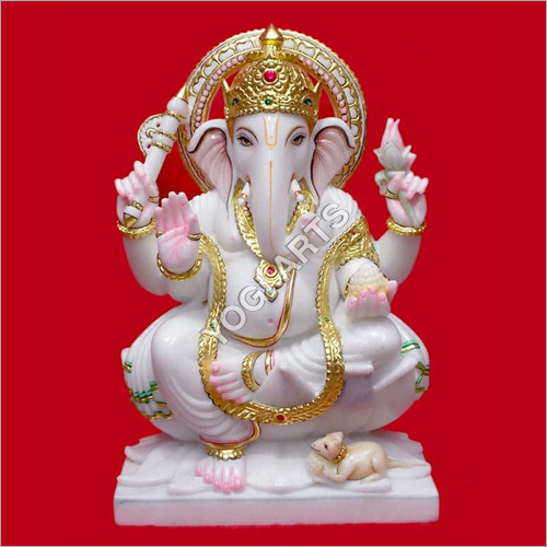 Vietnam Marble Ganesh Statue