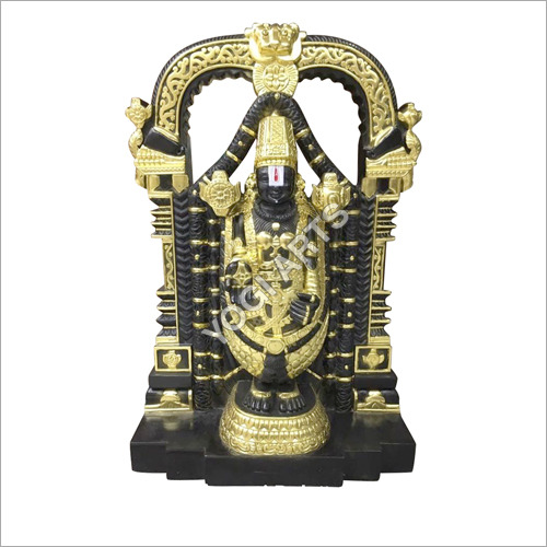 Black Marble Tirupati Balaji Statue