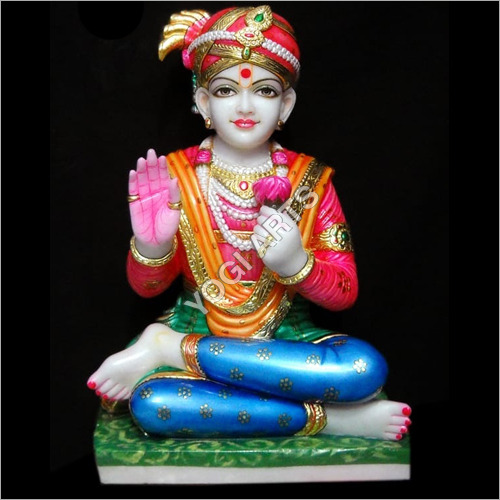 Marble Lord Swami Narayan Statue