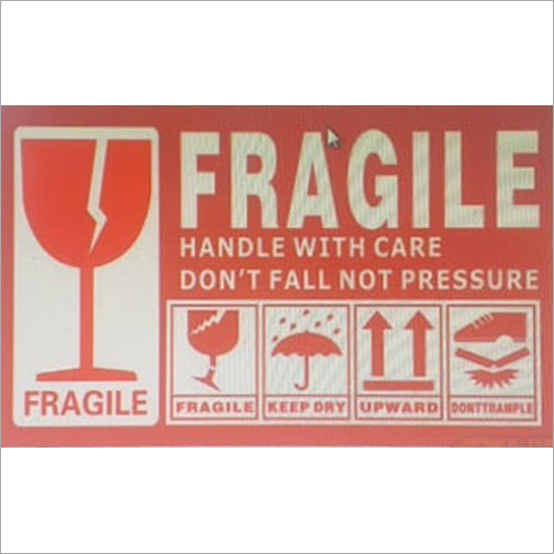 Available In Multicolored Customized Printed Label