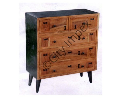 Industrial 5 Drawer Chest