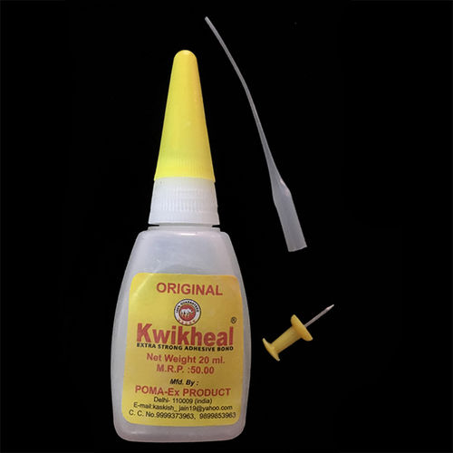 20 Ml Kwikheal Strong Instant Adhesive Usage: Fiber