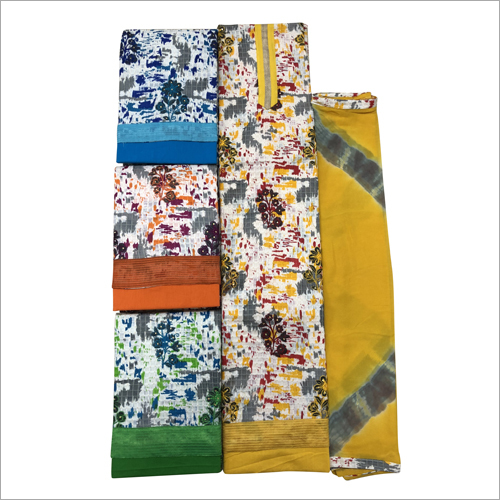 Ladies Designer Printed Suit Fabric