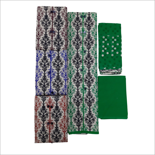Printed Salwar Kameez Fabric