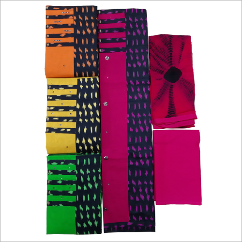 Designer Printed Cotton Salwar Kameez Fabric