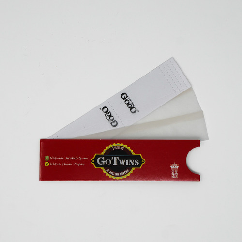 GoTwins Bleached White Rolling Paper
