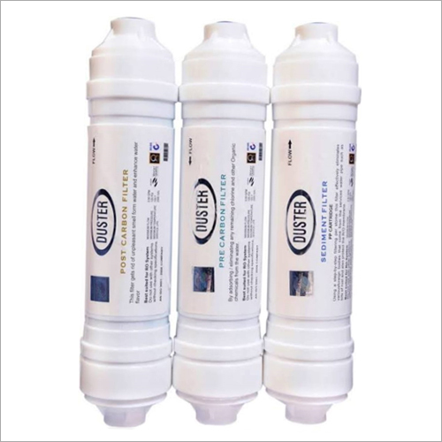 Duster Inline Cartridge Set - Standard Quality Components, Size: 1 Foot to 10 Foot | RO Purification for Efficient Water Purification