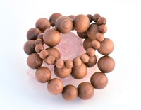 White sandalwood mala Beads