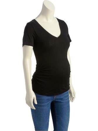 All Hdmw-216-06 Maternity V-Neck T-Shirt