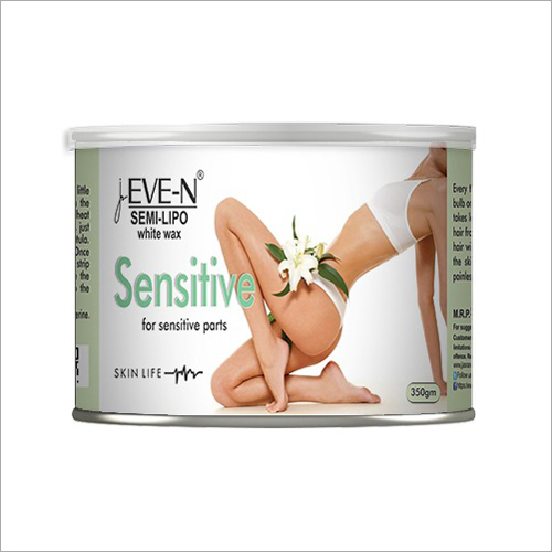 Sensitive White Wax - 350gm Liquid | Non-Messy Application, Gentle on Skin, Silky Soft Finish, Paraben-Free