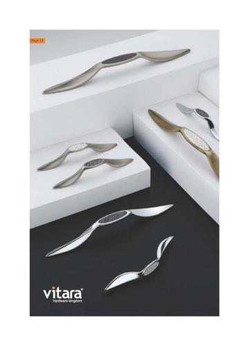 Industrial Cabinet Handles - Zinc Alloy, 96-320 mm Sizes, White Color | Stainless Steel Screen Netting, 50-500 Grams Weight