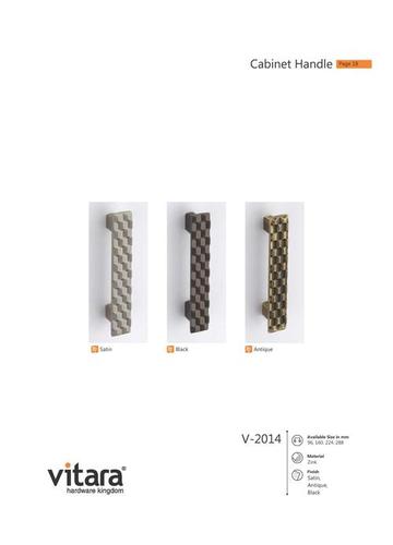 Satin Cabinet Handles - Zinc Alloy Material, 96-320 mm Sizes, Elegant White Finish | Perfect for Doors, With Stainless Steel Screen Netting