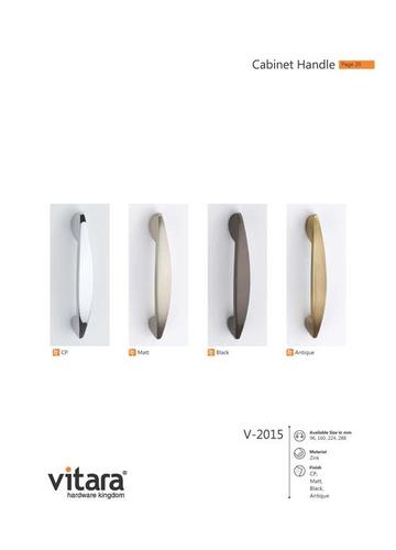 Zinc Cabinet Handles Application: Door