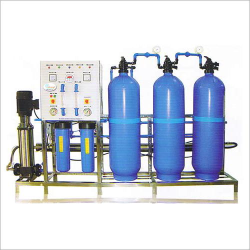 Industrial RO Plant - 450 L/hr Capacity | Full Automatic Operation, Steel and FRP Build, Electric Power Source, UV Sterilizer, High Water Recovery Rate