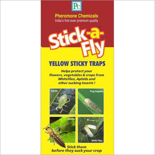 Plastic Yellow Sticky Insect Trap