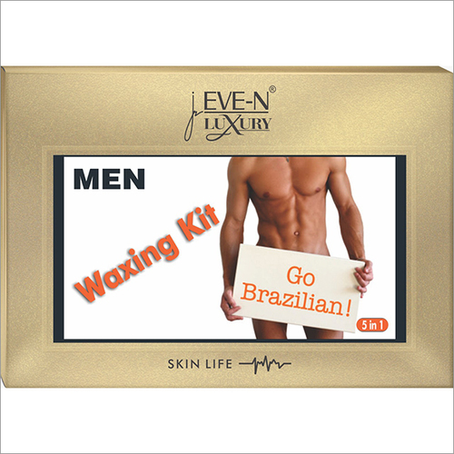 Men Waxing Kit - Herbal Extracts, Liquid Form | Easy to Use, Smooth & Soft Finish, Suitable for Normal Skin