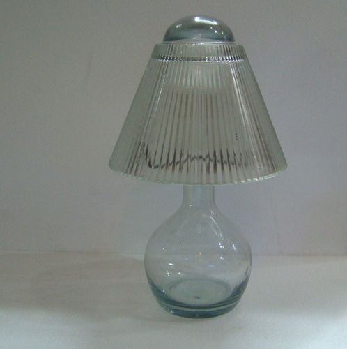 Clear Glass Oil Table Lamp