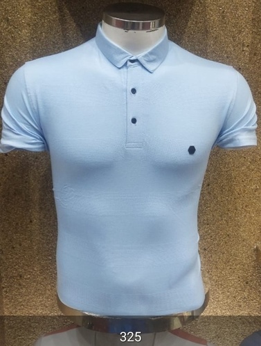 Round Neck T Shirt - Cotton Sizes L M XL | Polo Collar Short Sleeves Plain Pattern Available in 6 Colors Unisex for Ages 22+