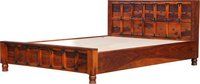 Fn Bed Solid Sheesham Wood Box King