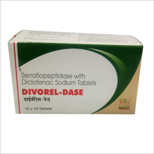 Serratiopeptidase With Diclofenac Sodium Tablet - Perfect Composition for Bone Strengthening | Suitable for All, Supports Calcium Levels
