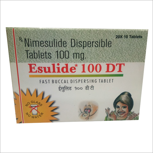 Nimesulide Dispersible Tablet - 100mg, Superior Quality Fungal Infection Treatment, Suitable for All