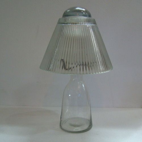 Big Glass Clear Oil Lamp