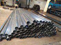 Gi Poles - Mild Steel, 9-32 Meter Height, Silver | High Mast, Traffic, Wind Solar, Tubular, And Garden Light Pole Applications