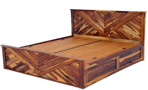 Fn Bed Solid Sheesham Wood Box