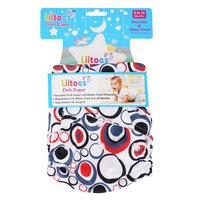 Baby Cloth Diaper - Cotton, Free Size (5 Kg - 17 Kg) , Multicolored, Adjustable For Ages 3 Months To 3 Years, 300 Wash Reusable Feature