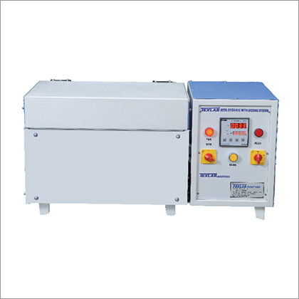 Rota Beaker Dyeing Machine - Stainless Steel, 35 kg, Gray | 440 Volt, 140Â°C Temperature, 220v Test Speed for Efficient Dyeing Processes