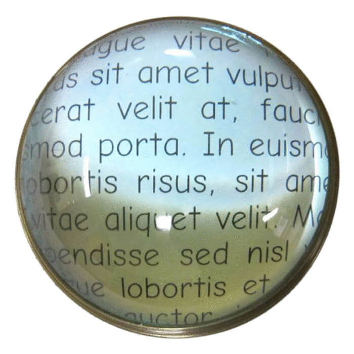 Paper Weight Magnifying Glass