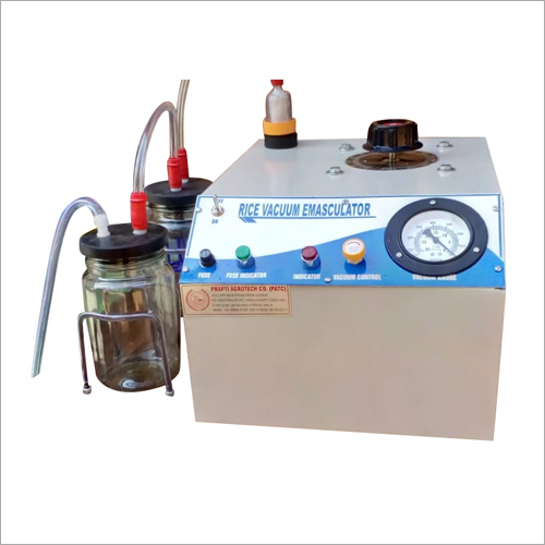 Rice Vacuum Emasculator - Metal, High Capacity Motorized Vacuum Pump | Anther Removal for Rice Apiklets Without Damage