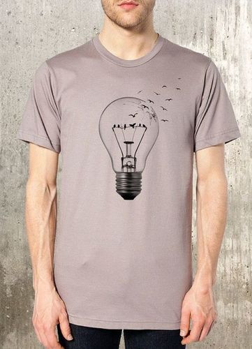 Men's Super Combed Designer T-Shirt - 100% Cotton Sizes S-XL Silver Grey Short Sleeves Printed Pattern Suitable for All Seasons