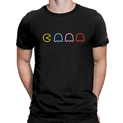 Mens Graphic Printed Cotton T-Shirts - 100% Cotton, Sizes S-XL, Color Black, Half Sleeve, Vibrant Print, Durable, Machine Washable
